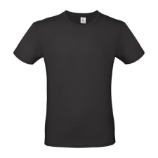 B&C B02E unisex rövid ujjú póló, black - 2XL férfi póló