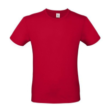 B&amp;C B02E unisex rövid ujjú póló, deep red - 2XL férfi póló