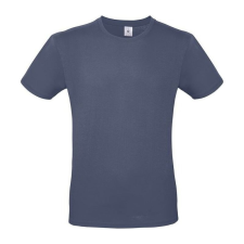 B&C B02E unisex rövid ujjú póló, denim férfi póló