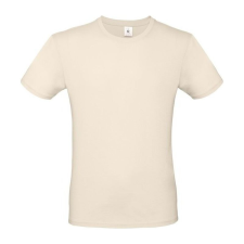 B&amp;C B02E unisex rövid ujjú póló, natural - 2XL férfi póló