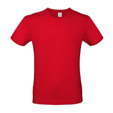 B&C B02E unisex rövid ujjú póló, red - XS