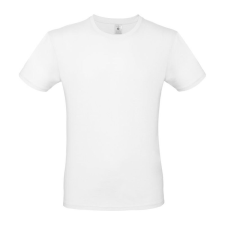 B&C B02E unisex rövid ujjú póló, white - 3XL férfi póló