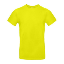 B&C B04E Exant 190 kereknyakú póló, pixel lime - M férfi póló