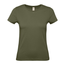 B&C B54E Női rövid ujjú póló, urban khaki - XS női póló