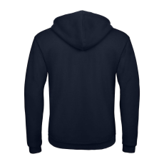 B&C cipzáras kapucnis férfi pulóver O48, Navy-2XL