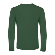 B&amp;C EXACT 150 unisex hosszú ujjú póló B03E, Bottle Green-L férfi póló