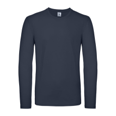 B&C EXACT 150 unisex hosszú ujjú póló B03E, Navy-M