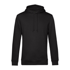 B&C kapucnis férfi pulóver kétoldali zsebekkel O78, Black Pure-L