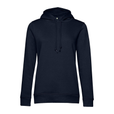 B&amp;C kapucnis Női pulóver kétoldali zsebekkel O79, Night Navy Blue-L női pulóver, kardigán