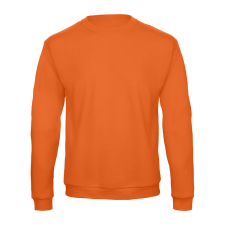 B&amp;C kereknyakú férfi pulóver O46, Pumpkin Orange-M férfi pulóver, kardigán