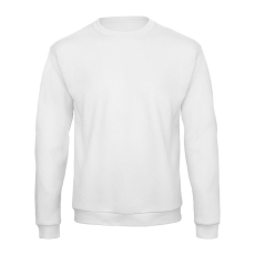 B&C kereknyakú férfi pulóver O46, White-M