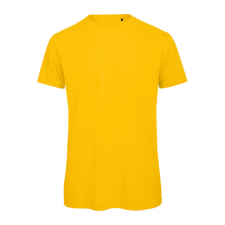 B&amp;C lezser szabású minősített biopamut férfi póló BD62, Gold-S férfi póló