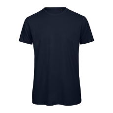 B&C lezser szabású minősített biopamut férfi póló BD62, Navy-S