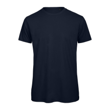 B&amp;C lezser szabású minősített biopamut férfi póló BD62, Navy-XL férfi póló