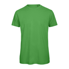 B&amp;C lezser szabású minősített biopamut férfi póló BD62, Real Green-XL férfi póló