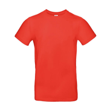 B and C Csomag akciós póló (minimum 3 db) Férfi rövid ujjú póló B&amp;C #E190 T-Shirt -S, Naplemente sárga férfi póló