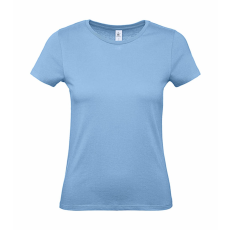 B and C Csomag akciós póló (minimum 3 db) Női rövid ujjú póló B&C #E150 /women T-Shirt -S, Ég kék