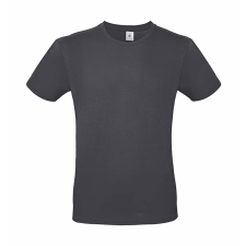 B and C Csomag akciós póló (minimum 5 db) Férfi rövid ujjú póló B&amp;C #E150 T-Shirt -L, Sötétszürke férfi póló