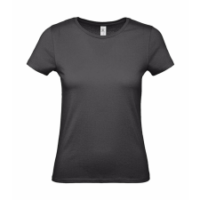 B and C Csomag akciós póló (minimum 5 db) Női rövid ujjú póló B&amp;C #E150 /women T-Shirt -2XL, Teljesen fekete női póló