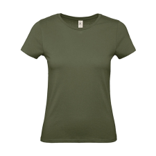 B and C Csomag akciós póló (minimum 5 db) Női rövid ujjú póló B&amp;C #E150 /women T-Shirt -2XL, Városi khaki női póló