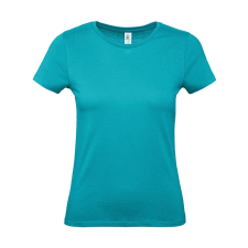 B and C Csomag akciós póló (minimum 5 db) Női rövid ujjú póló B&amp;C #E150 /women T-Shirt -L, Igazi türkizkék női póló