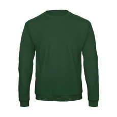 B and C Férfi Felső hosszú ujjú B&C Crewneck Sweatshirt Unisex - WUI23 - XL, Sötétzöld