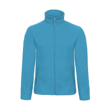 B and C Férfi hosszú ujjú polár B and C ID.501 Micro Fleece Full Zip S, Atoll kék férfi kabát, dzseki