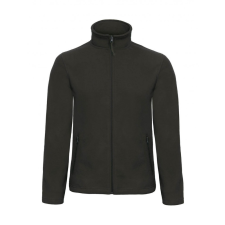 B and C Férfi hosszú ujjú polár B and C ID.501 Micro Fleece Full Zip S, Fekete férfi kabát, dzseki