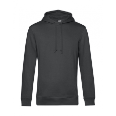 B and C Férfi kapucnis hosszú ujjú organikus pulóver B and C Organic Hooded M, Aszfalt szürke