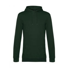 B and C Férfi kapucnis hosszú ujjú pulóver B and C #Hoodie French Terry XS, Sötétzöld
