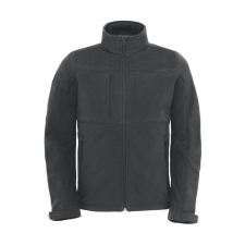 B and C Férfi kapucnis kabát B and C Hooded Softshell/men XL, Sötétszürke férfi kabát, dzseki