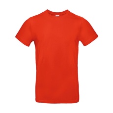 B and C Férfi rövid ujjú póló B&C #E190 T-Shirt -2XL, Tűzpiros