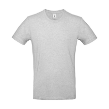 B and C Férfi rövid ujjú póló B&amp;C #E190 T-Shirt -M, Hamuszürke férfi póló