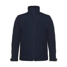 B and C Gyerek kapucnis kabát B and C Hooded Softshell/kids 11/12 (146/152), Sötétkék (navy)