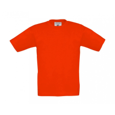 B and C Gyerek rövid ujjú póló B and C Exact 190/kids T-Shirt 5/6 (110/116), Narancssárga gyerek póló