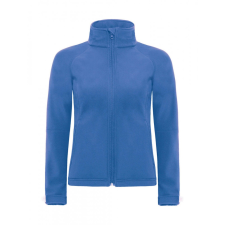 B and C Női kapucnis kabát B and C Hooded Softshell/women XS, Azur kék női dzseki, kabát