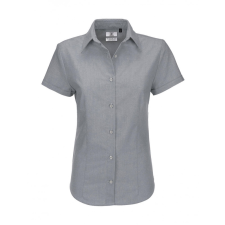 B and C Női rövid ujjú blúz B and C Oxford SSL/women Shirt 2XL, Silver Moon blúz