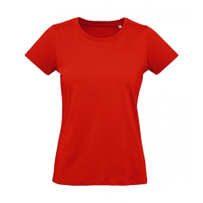 B and C Női rövid ujjú organikus póló B and C Organic Inspire Plus T /women T-shirt XL, Tűzpiros női póló