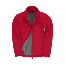 B and C Női Softshell Hosszú ujjú B&amp;C Softshell Jacket ID.701/women - 2XL, Piros/Meleg Szürke női dzseki, kabát