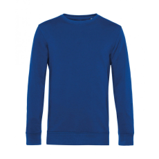 B and C Uniszex hosszú ujjú organikus pulóver B and C Organic Crew Neck French Terry 3XL, Királykék