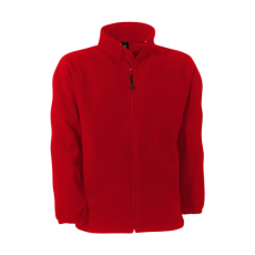 B and C Uniszex hosszú ujjú polár B and C WindProtek Waterproof Fleece Jacket XS, Piros
