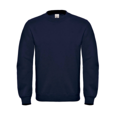 B and C Uniszex pulóver B&C Crew Neck Sweatshirt - WUI20 - S, Sötétkék (navy)
