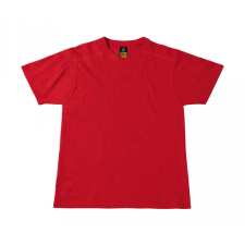 B and C Uniszex rövid ujjú póló munkaruha B and C Perfect Pro Workwear T-Shirt 3XL, Piros férfi póló