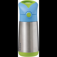 b.box Italtermosz szívószállal 350 ml - kék/zöld (9353965004509) termosz