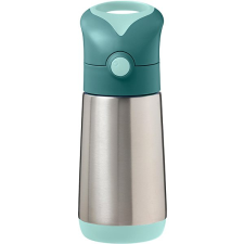 b.box Italtermosz szívószállal 350 ml - smaragdzöld erdő babaétkészlet