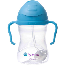 b.box Pohár szívószállal - áfonya 240 ml babaétkészlet