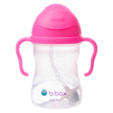 b.box Sippy cup csésze szívószállal rózsaszínű ajándéktárgy