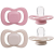 b.box Szilikon cumik 0-6h, 2 db berry/blush