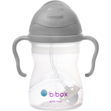  B.Box Szívószálas bögre Szürke 240 ml (9353965010609) kulacs, kulacstartó