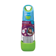 b.box szívószálas tritán kulacs 600 ml (kék-zöld) babaétkészlet